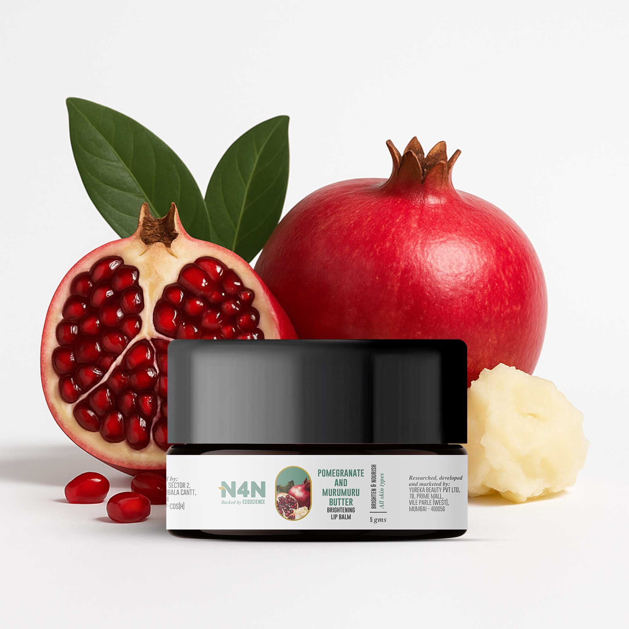 Brightening Lip Balm with Natural Oils and SPF Care