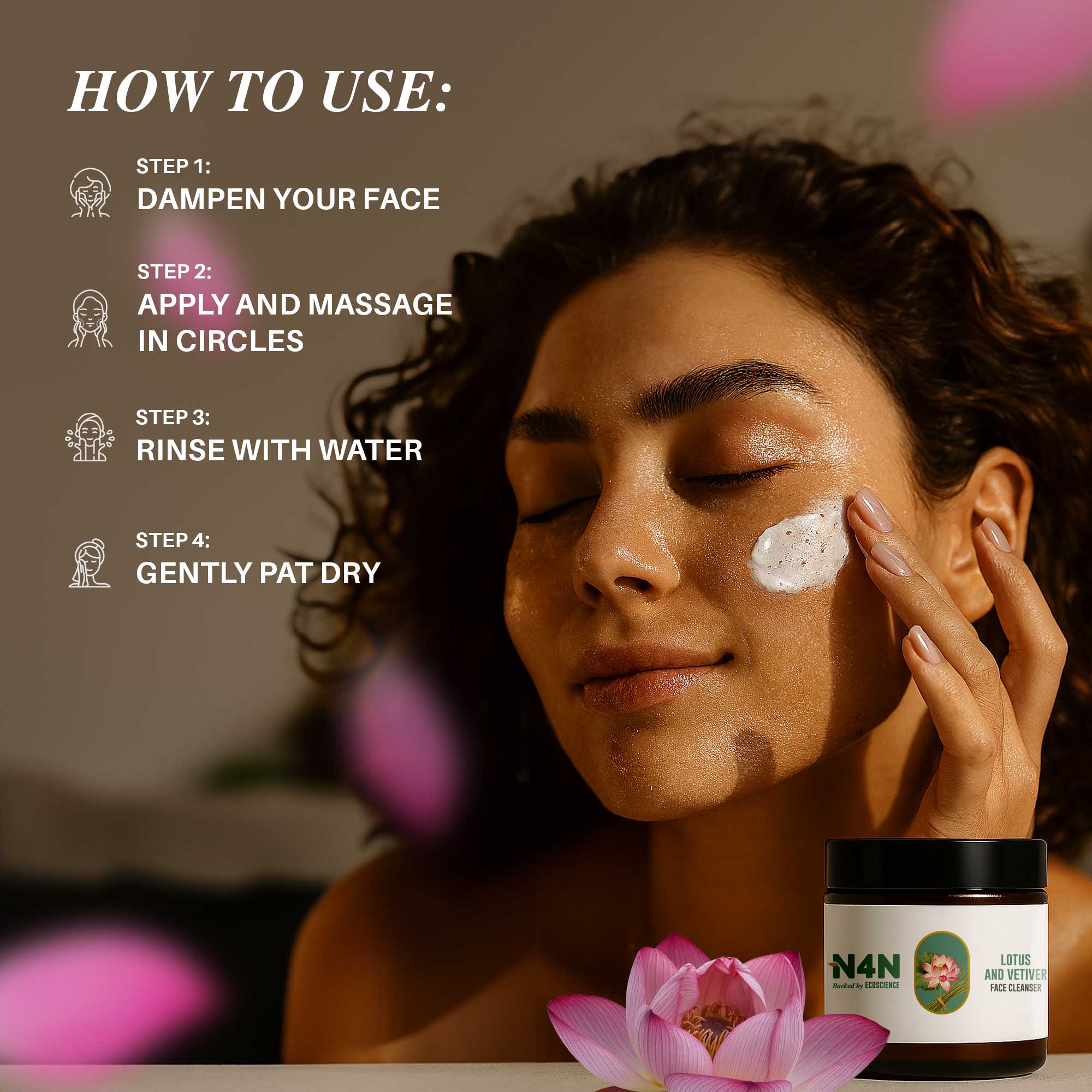 Natural Face Cleanser for Deep Pore Purification