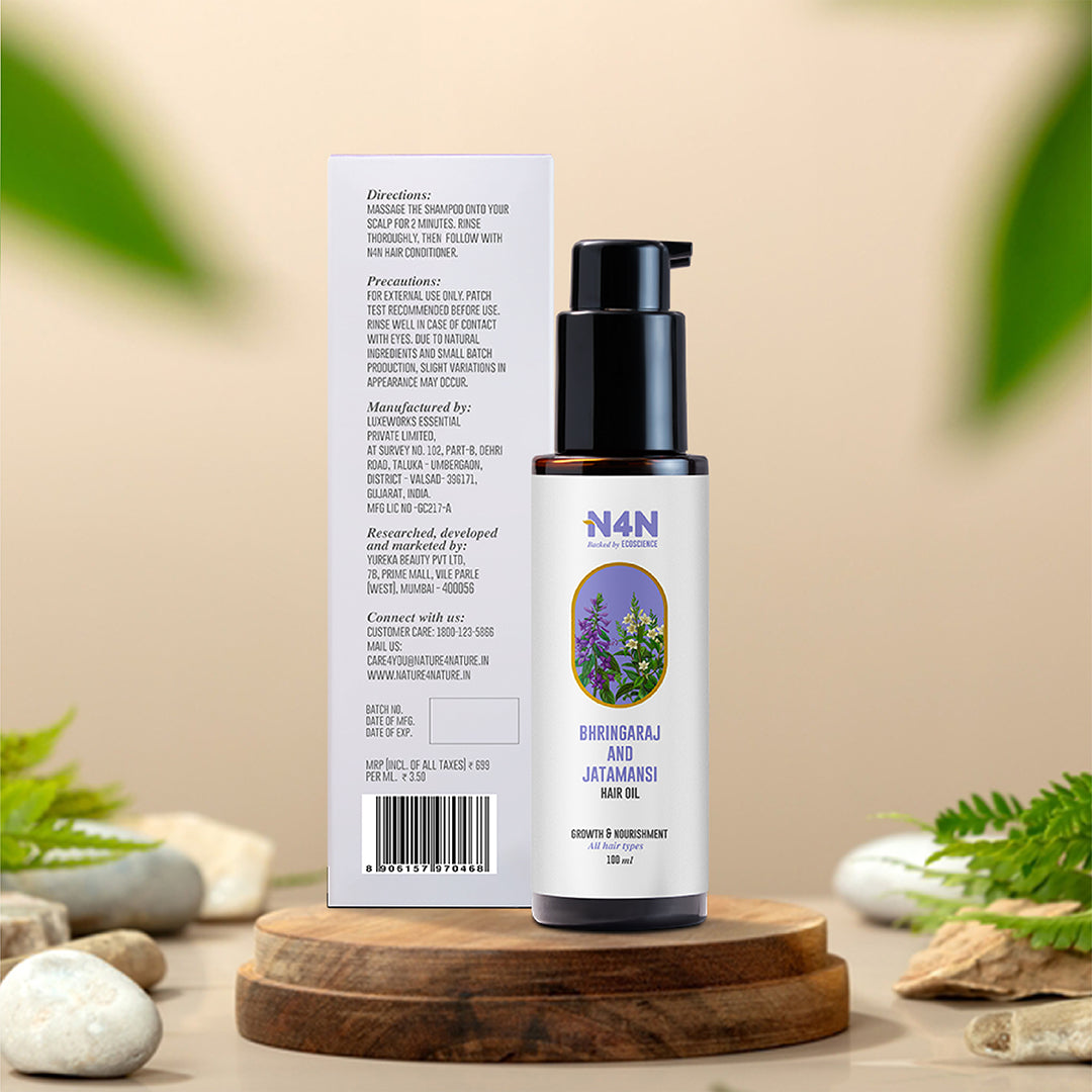 Organic Hair Growth Oil for Thick and Strong Hair