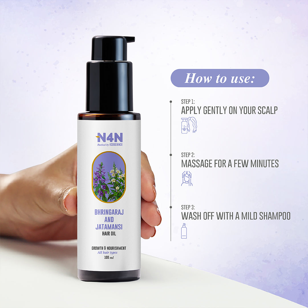 Organic Hair Growth Oil for Thick and Strong Hair