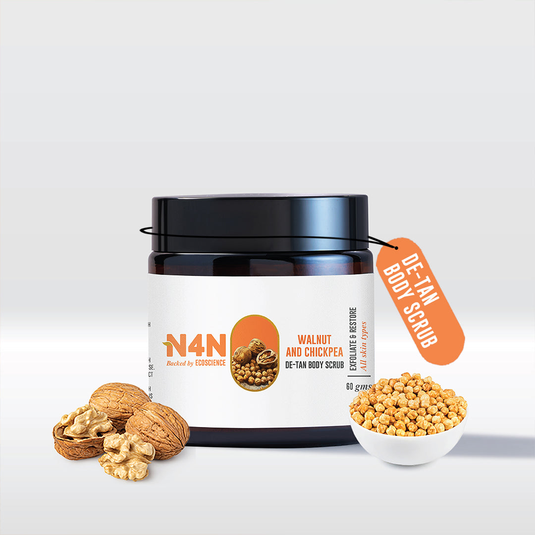 Detan Body Scrub with Natural Brightening Ingredients