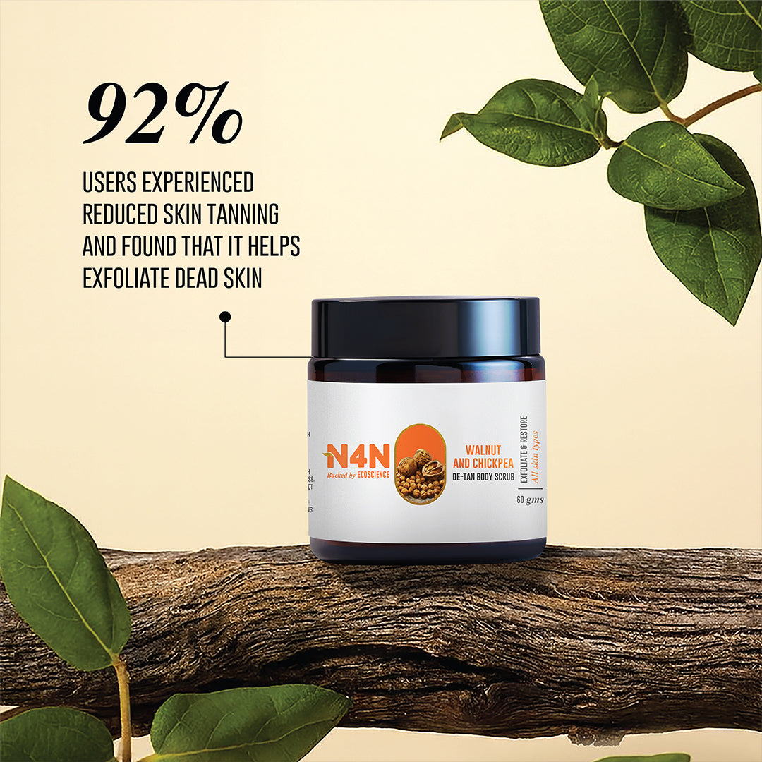 Detan Body Scrub with Natural Brightening Ingredients
