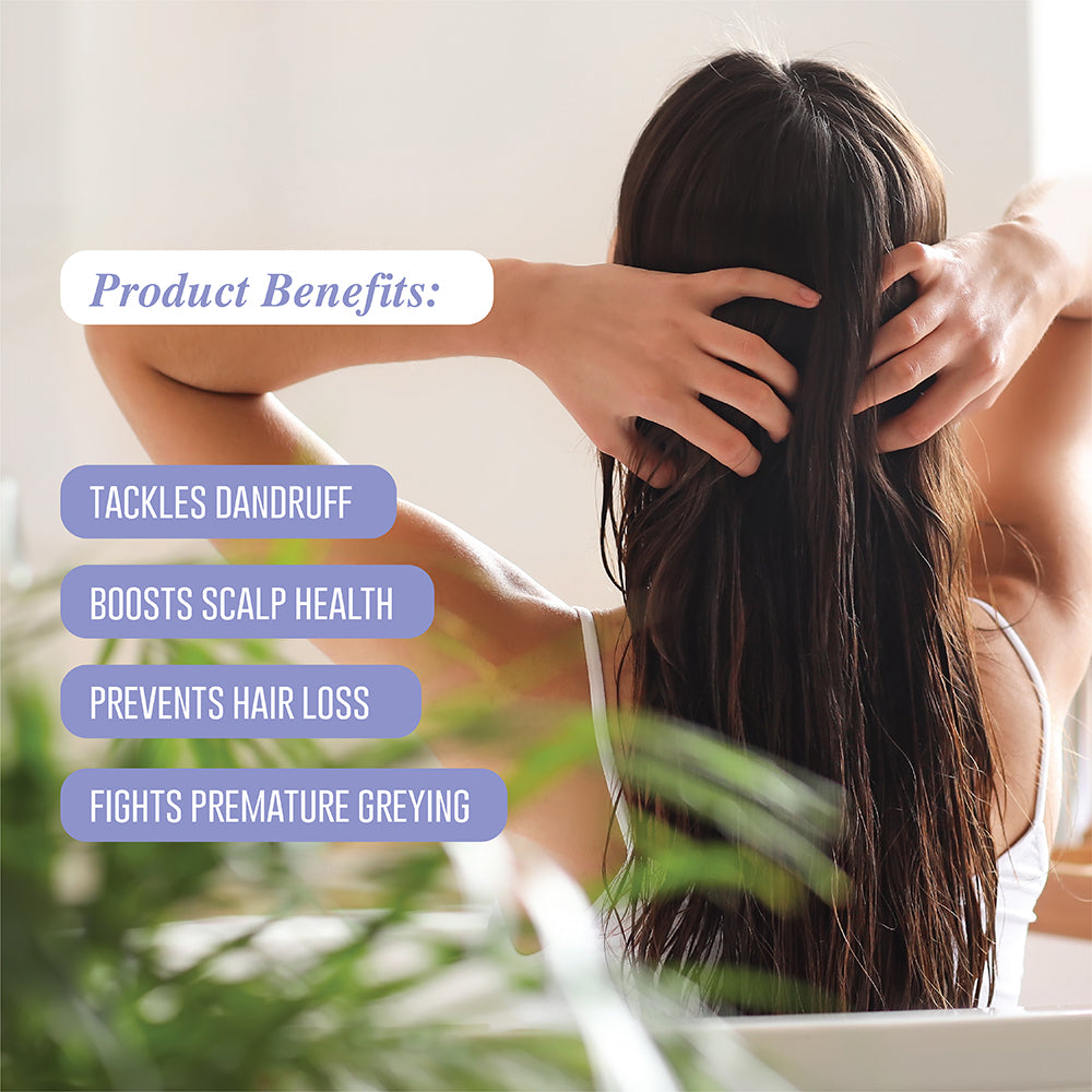 Anti Dandruff Hair Oil with Natural Herbs for Healthy Scalp