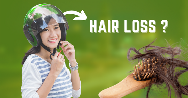 Does wearing a helmet cause hair fall?