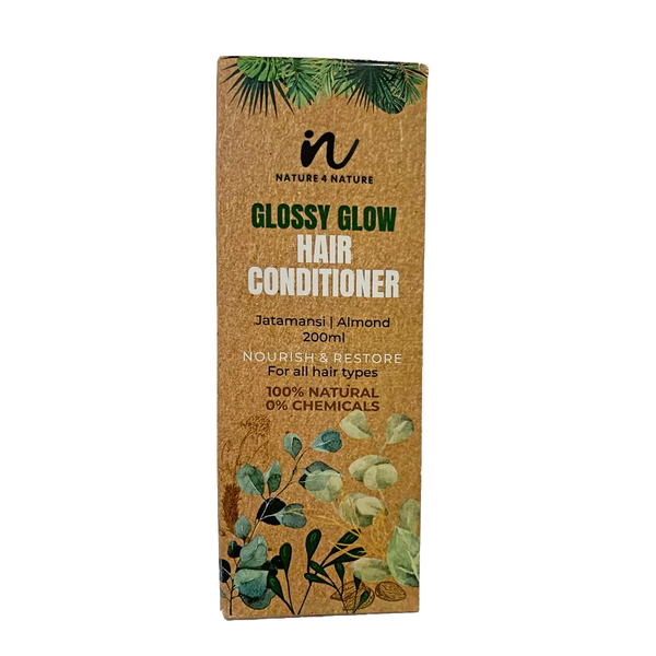 Glossy Glow: Hair Conditioner For Dry Hair For Men and Women with Almond & Jatamansi