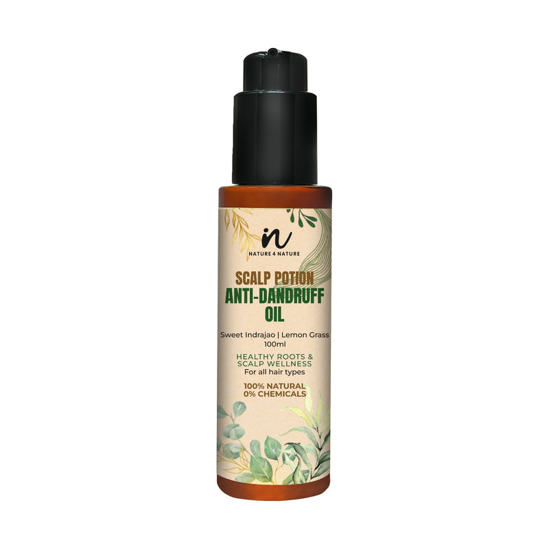 Indrajao & Lemon Grass Scalp Potion Anti Dandruff hair oil| Men & Women
