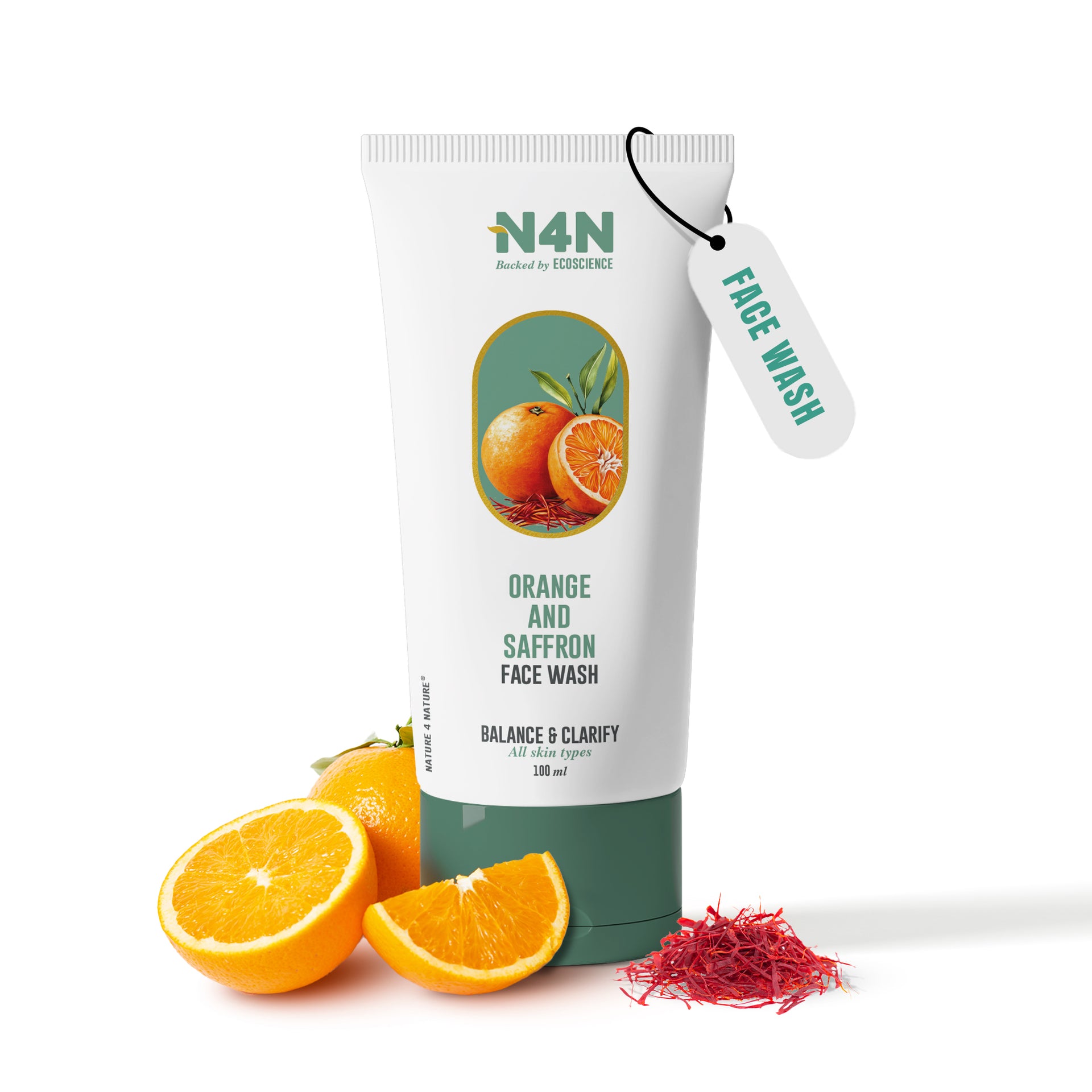 Orange & Saffron Facewash - 100ml