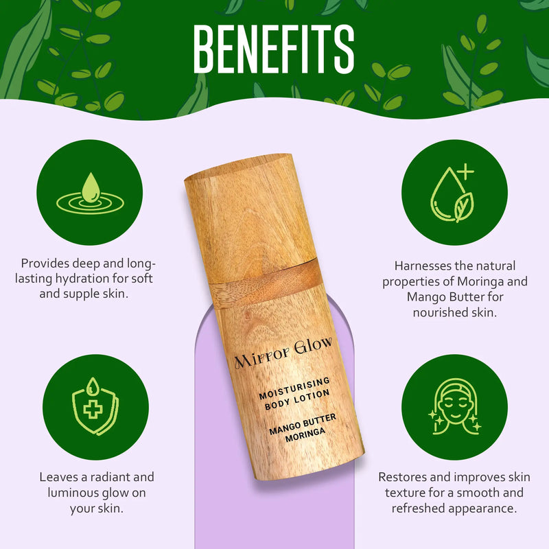 Mirror Glow : Body Lotion | I am here to help your skin feel healthy and moisturised. 30ml